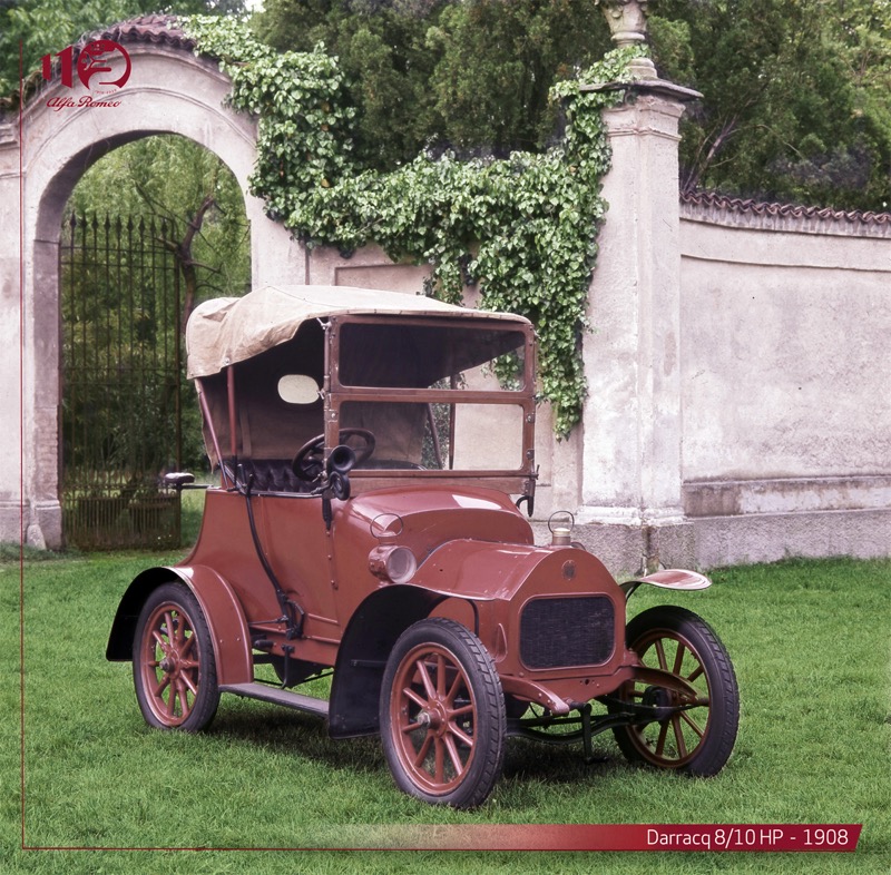Darracq-8_10HP-1908-ITA Alfa Romeo y el Alfa 24 HP
